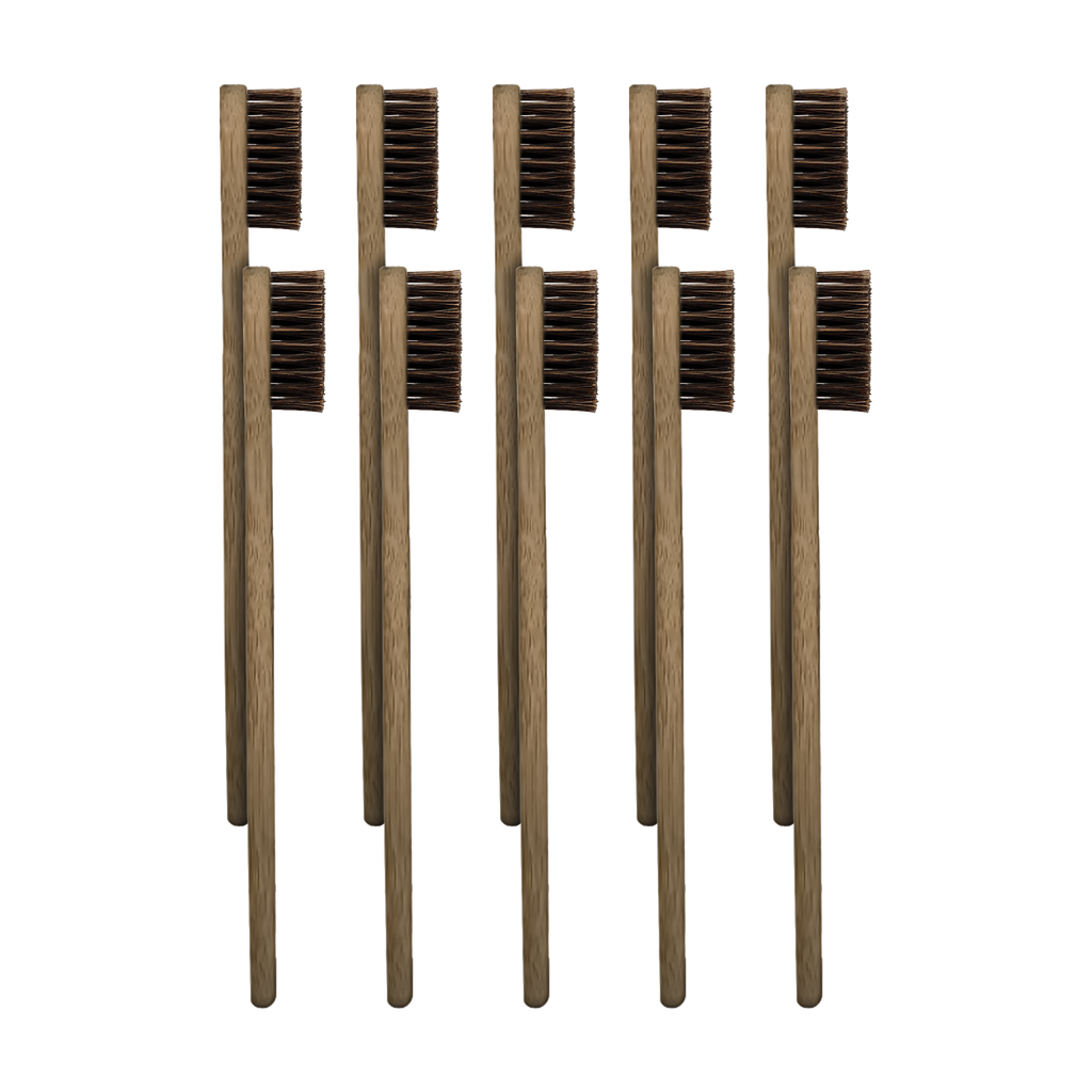 100% Natural Horsehair & Bamboo Toothbrush