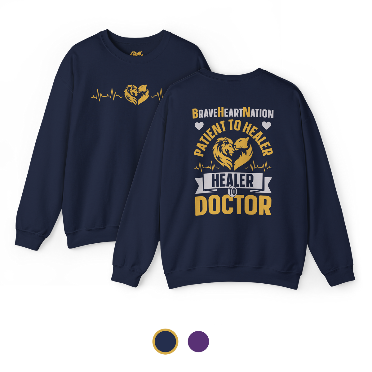 Patient To Healer | Heavy Sweatshirt
