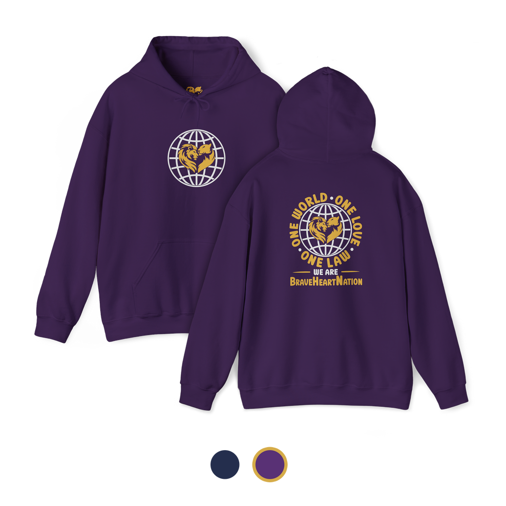 One World, One Love, One Law | Heavy Hoodie