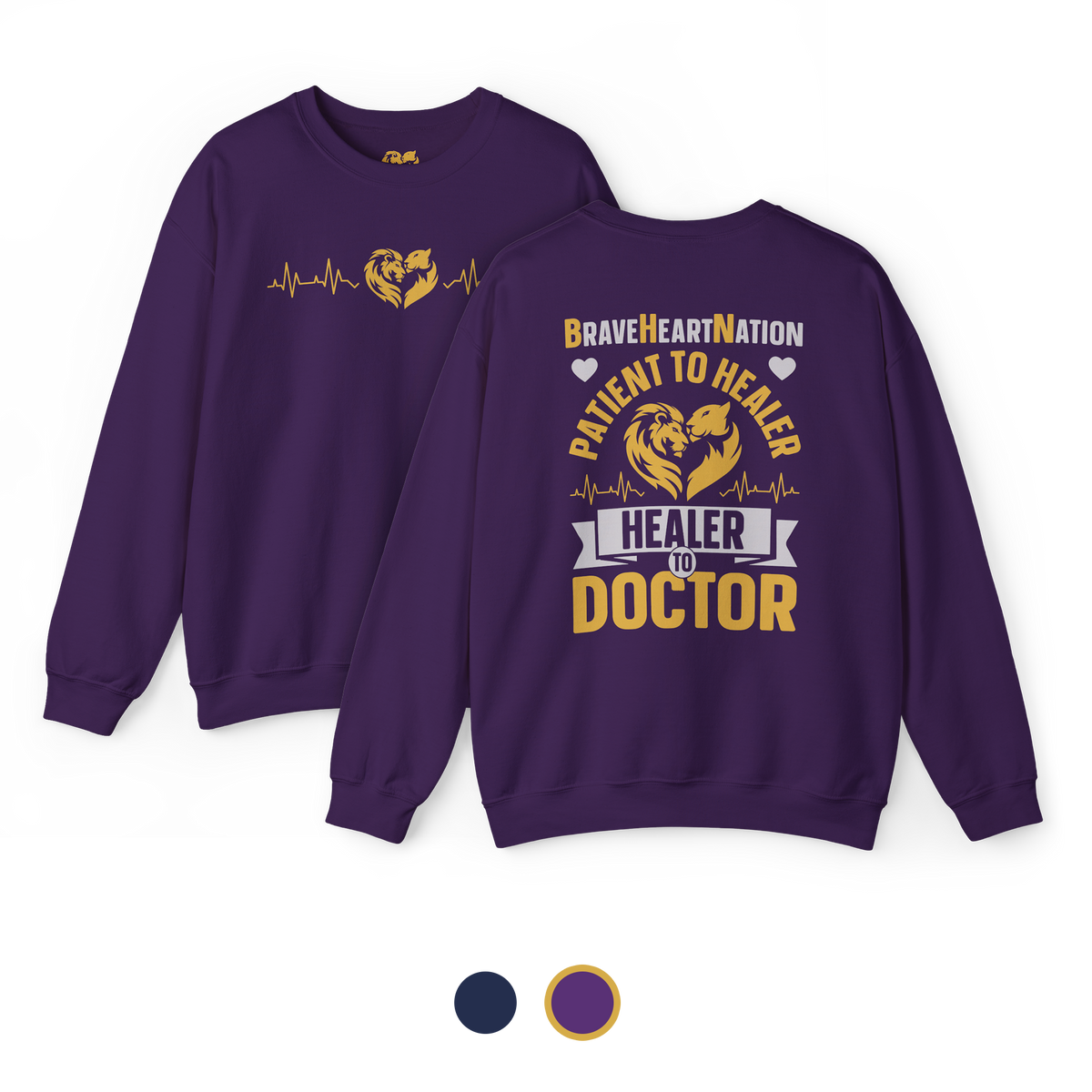 Patient To Healer | Heavy Sweatshirt