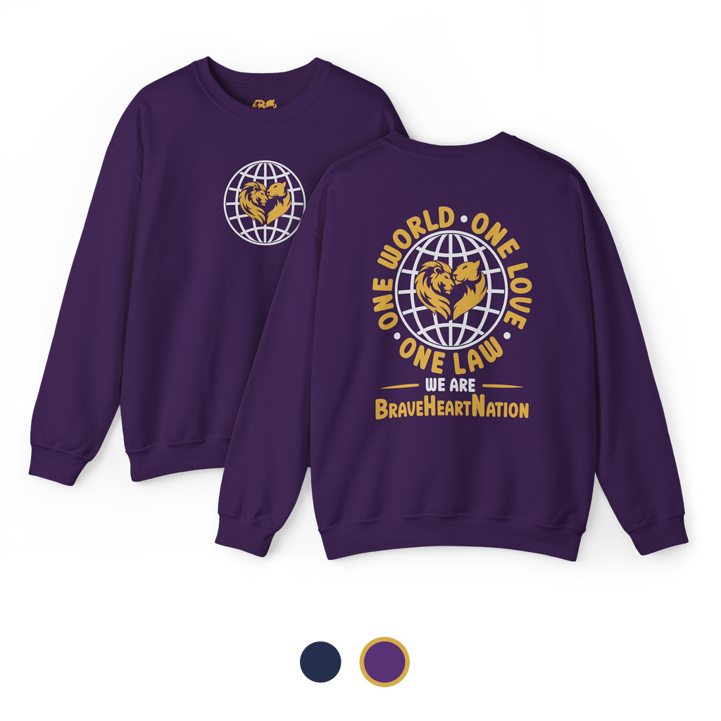 One World, One Love, One Law | Heavy Sweatshirt
